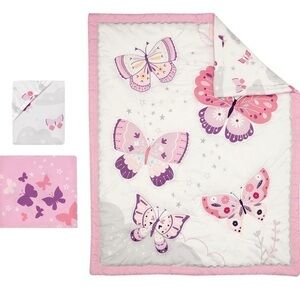 Bedtime‎ Originals - 3 Piece Crib Bedding Set for Girl - NWOT